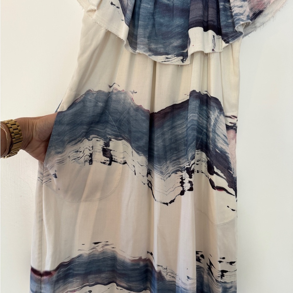 Go by GoSilk Washable Silk Off Shoulder Dress S - Picture 4 of 6